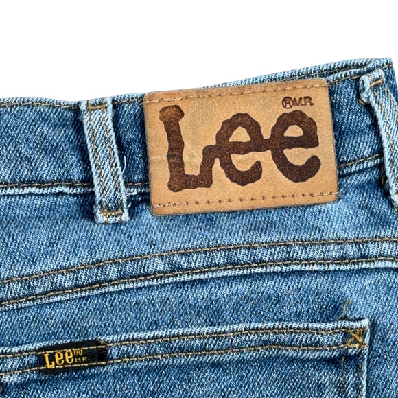 Vintage Lee Riders Jeans Mens 36x32 Medium Wash Straight Regular USA Made 80s - Picture 10 of 12